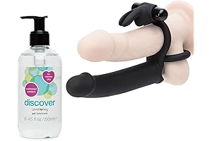 Lovehoney Double Penetration Strap On Dildo Kit with Vibrators and Lube