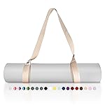 Tumaz Yoga Mat Strap [MAT NOT Included] (2 Sizes) with Extra Thick & Comfy Delicate Texture, Adjustable Yoga Mat Carrier