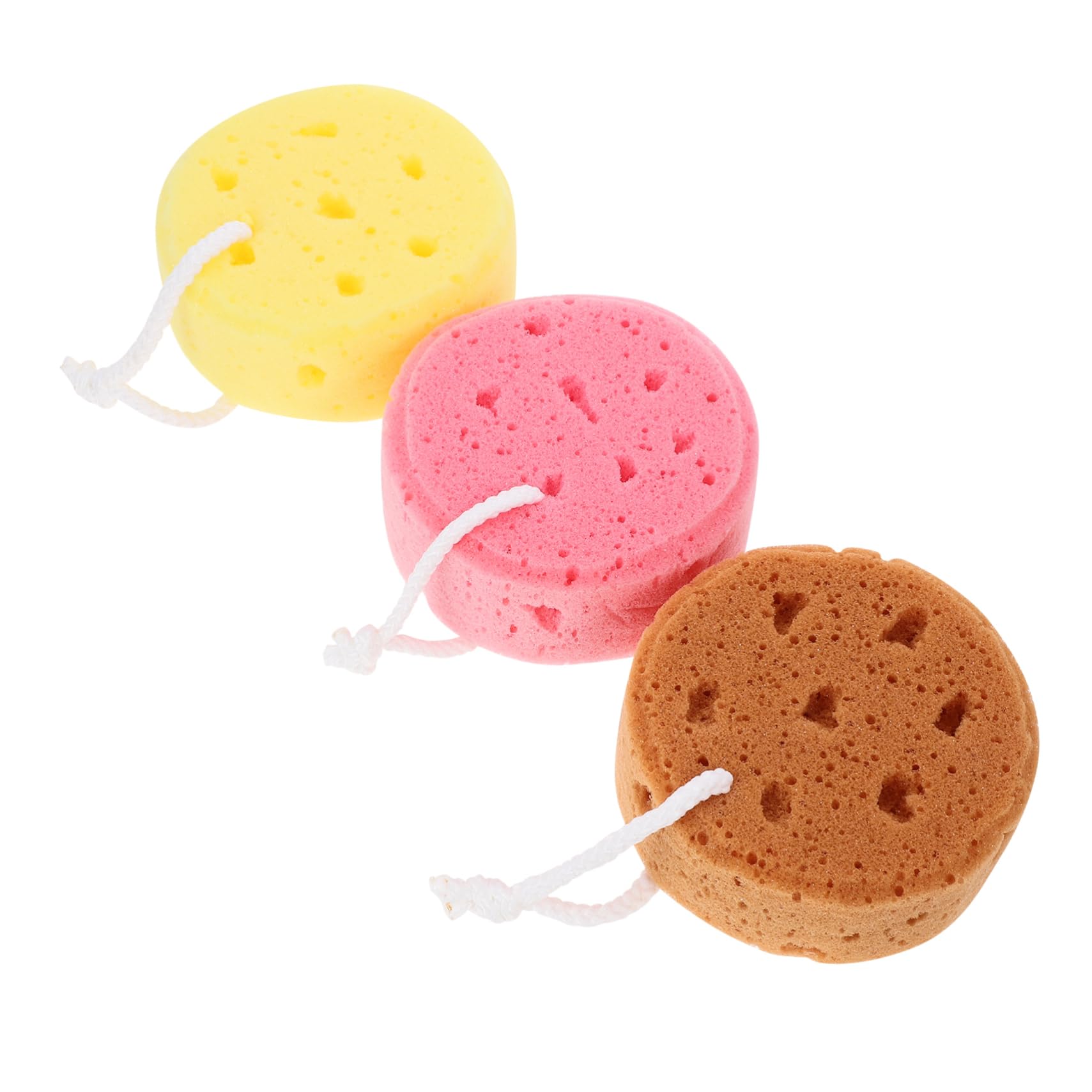Ciieeo 15 Pezzi Spugna Da Bagno Alle Alghe Costume Da Bagno Scrubber Per La Pelle Esfoliante Palla Da Bagno A Nido D'Ape Doccia Spugna Spugna Scrubber Per