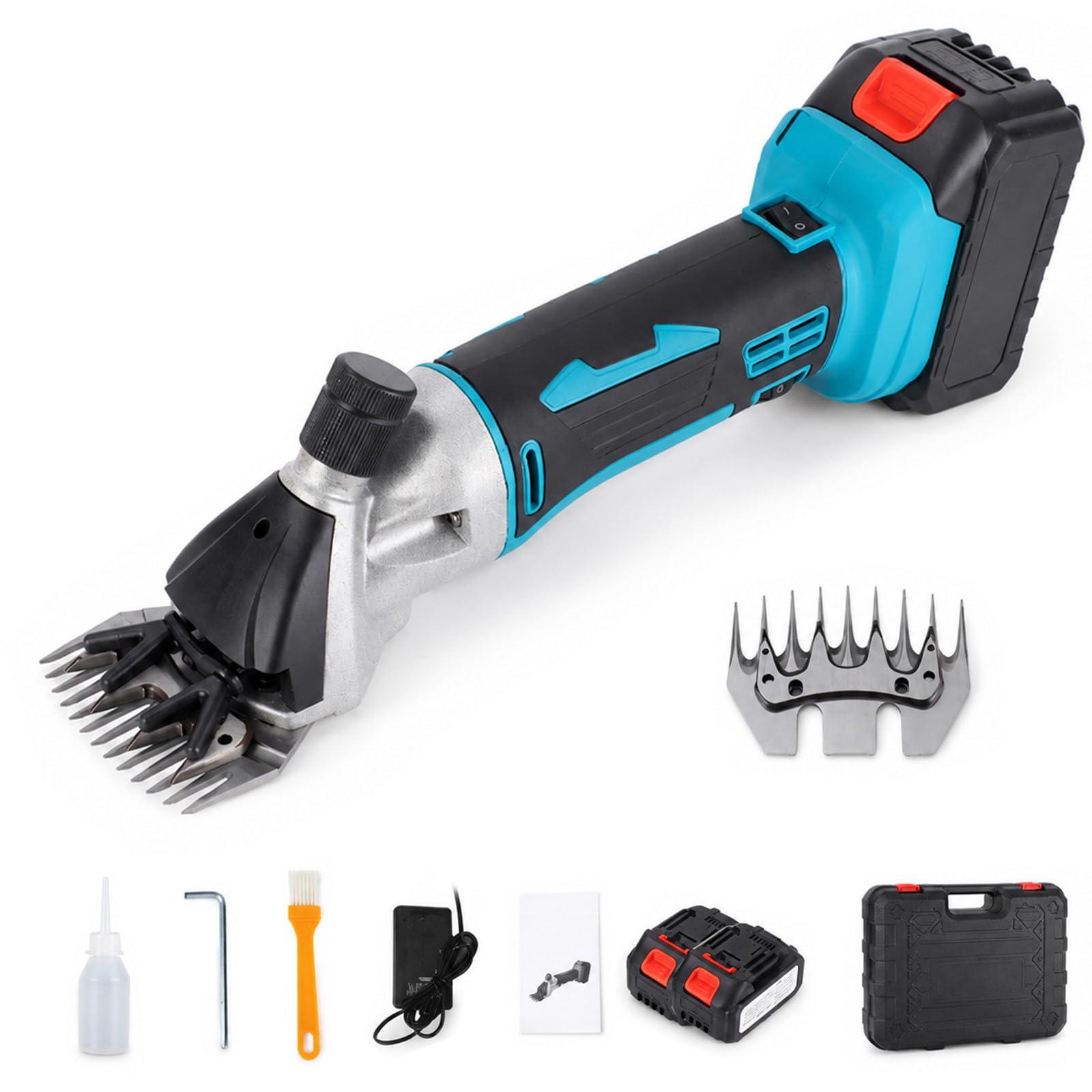Tosatrice per Pecore 2 Batterie per Allevamento 9Tooth