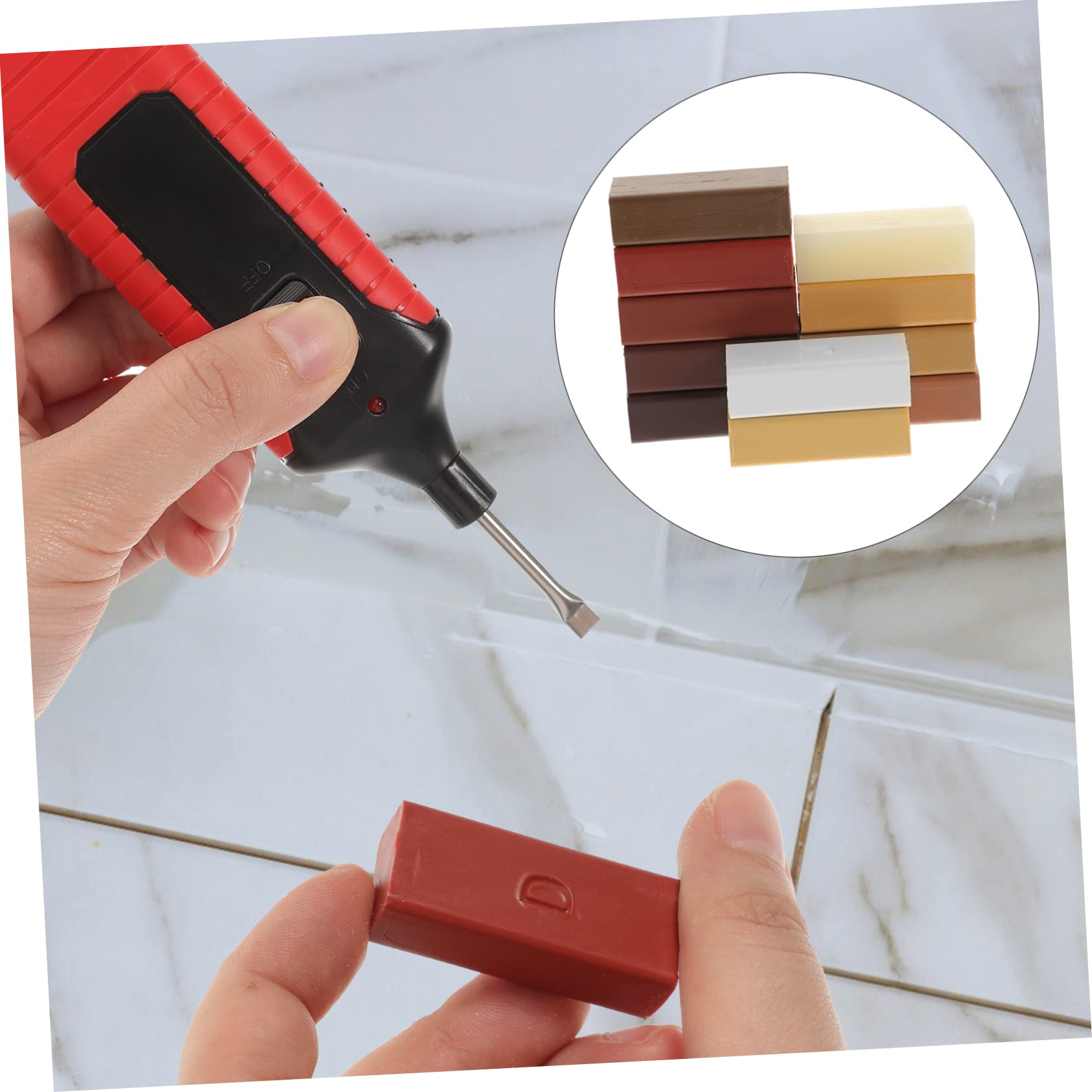 Laminat Reparaturset 1 Satz Wachs für Holz und Bodenkratzer