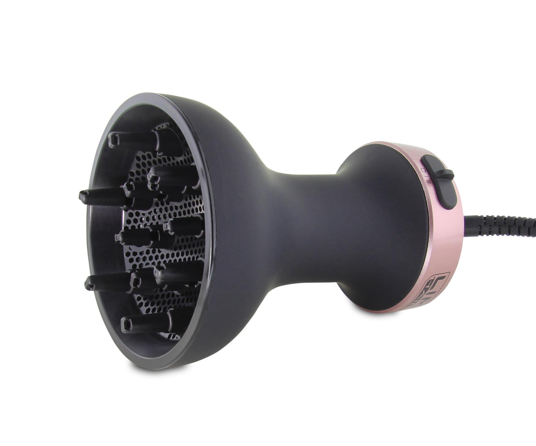 LIM HAIR DF 4.0: 1200 W Profesional Peluquería. Difusor secador aire caliente para cabello rizado. Metodo CURLY. 2 Niveles de Aire/Temperatura, Fijado y marcado del rizo, 3 m cable giratorio