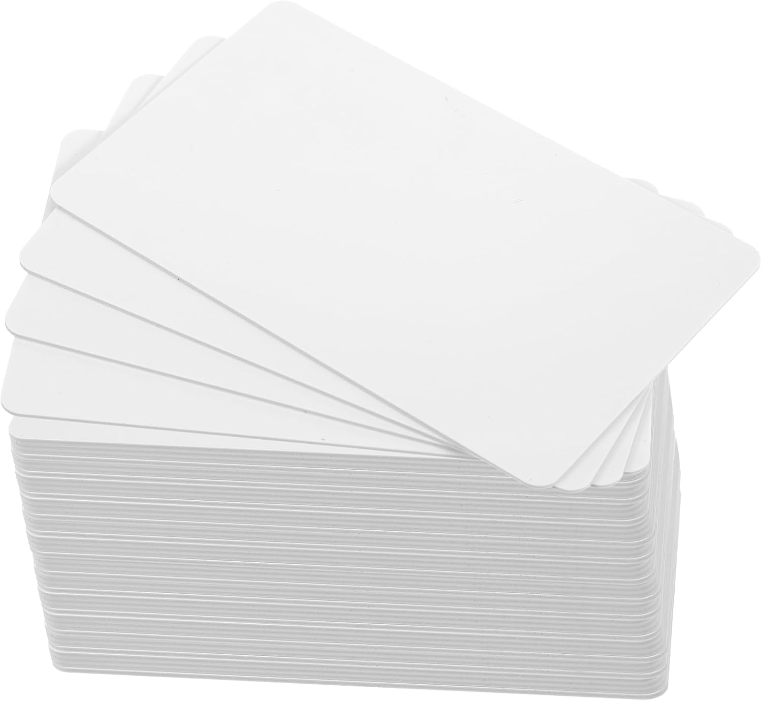 CR80 30 Mil Graphic Quality 500 Pack PVC Cards Premium Blank PVC Cards for Photo ID Badge Printers