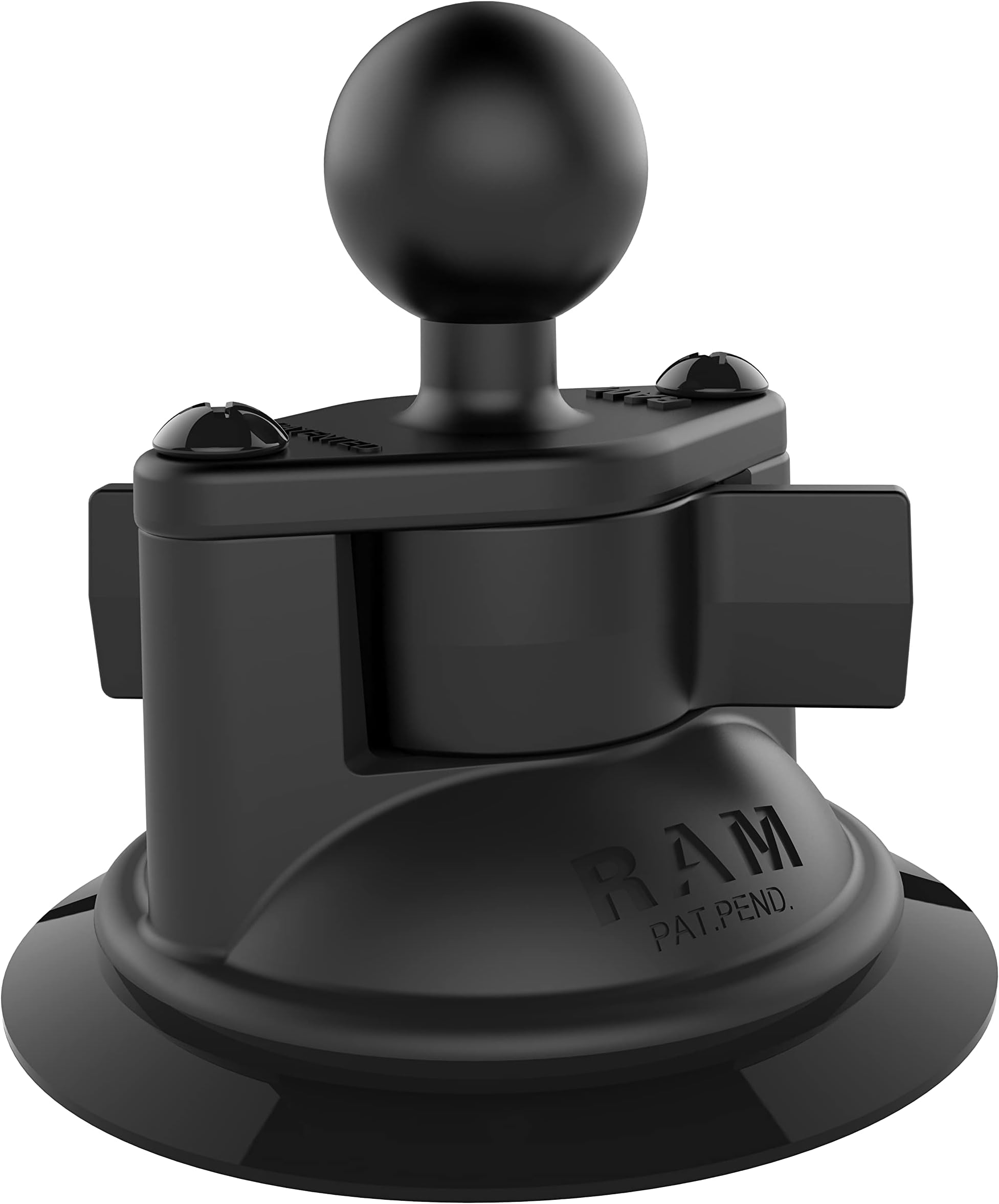 Twist-Lock Suction Cup Base with Ball RAM-B-224-1U with B Size 1" Ball for Vehicle Windshields