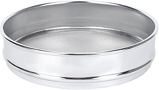 Herramienta de jardinería para herramientas de jardinería, tamiz para semillas para tamiz de tamiz de jardín para trabajos pesados, 18 (1 mm)