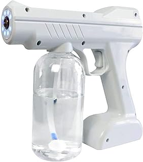 Steam Gun,Portable Rechargeable Nano Atomizer Sprayer Portable Electric ULV Fogger Sprayer Machine,Intelligent ULV Fogger Sprays Garden Sprayer Suitable for Indoor Outdoor Garden Home Hotel School,Bla