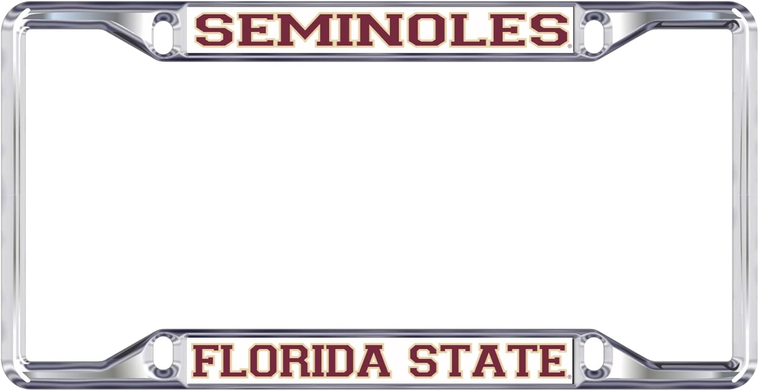 Florida State Seminoles White License Plate Frame