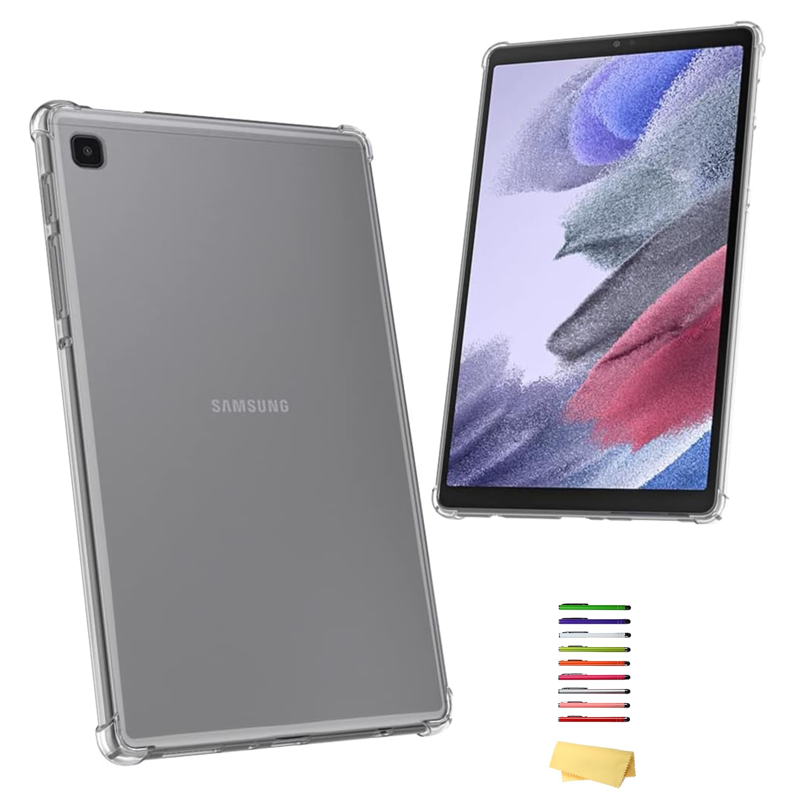 UUcovers Case for Samsung Galaxy Tab A7 Lite 8.7 Inch Tablet 2021 (SM-T220/T225/T227) Clear Soft TPU Back Shell Shockproof Bumper Anti-Yellowing Slim