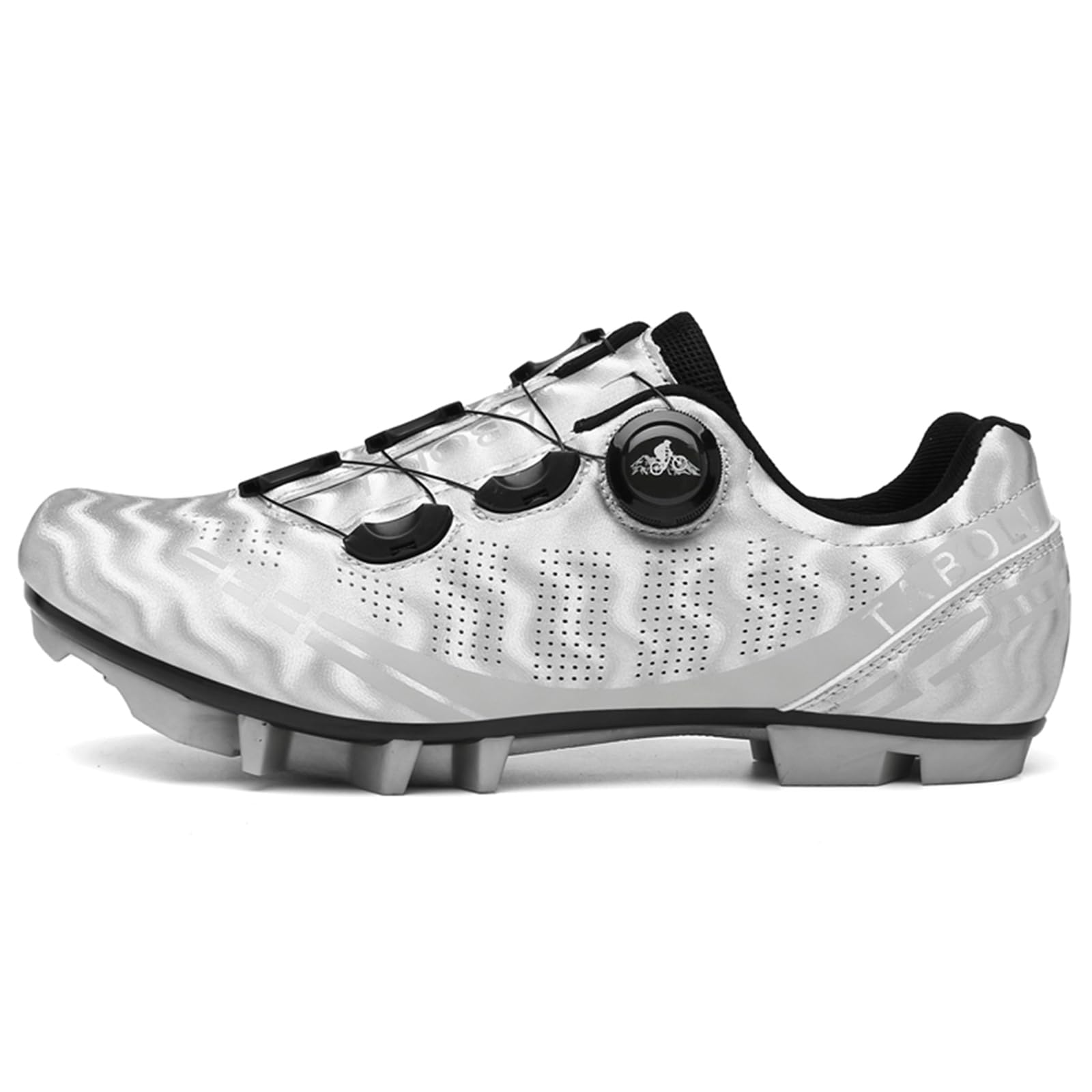 Scarpe da Ciclismo per Mountain Bike Femminile da Uomo Compatibile con Look Delta/SPD Tacchetti di Scarpe ciclistiche per Esterni MTB Scarpe in Bicicletta da Viaggio per Strada