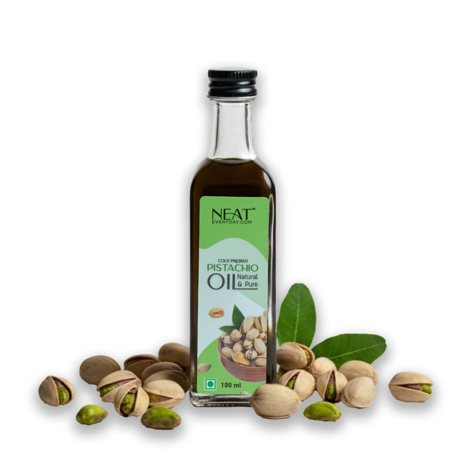 NEAT Pistachio Oil 100 ml Cold-Pressed 100% Pure & Natural– Nutrient-Rich | Hair Strengthening | Anti-Ageing Skin Care-image-33