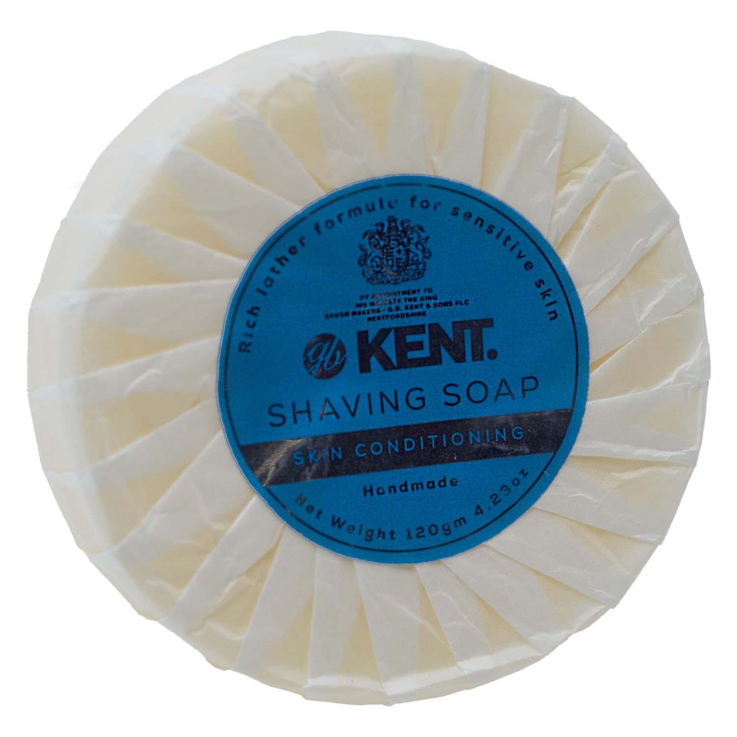 Kent Mens Luxury Shaving Soap Bar - 120g (PACK OF 1)