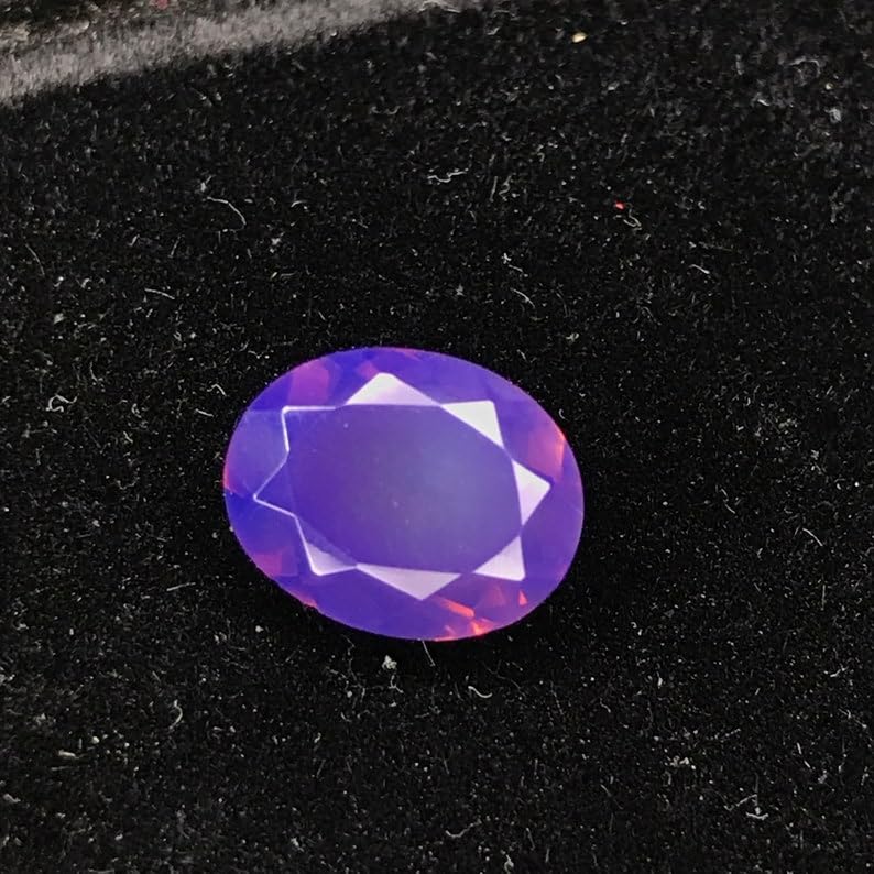 Opale éthiopienne facettée 10x8 mm évitez les fausses pierres - 4