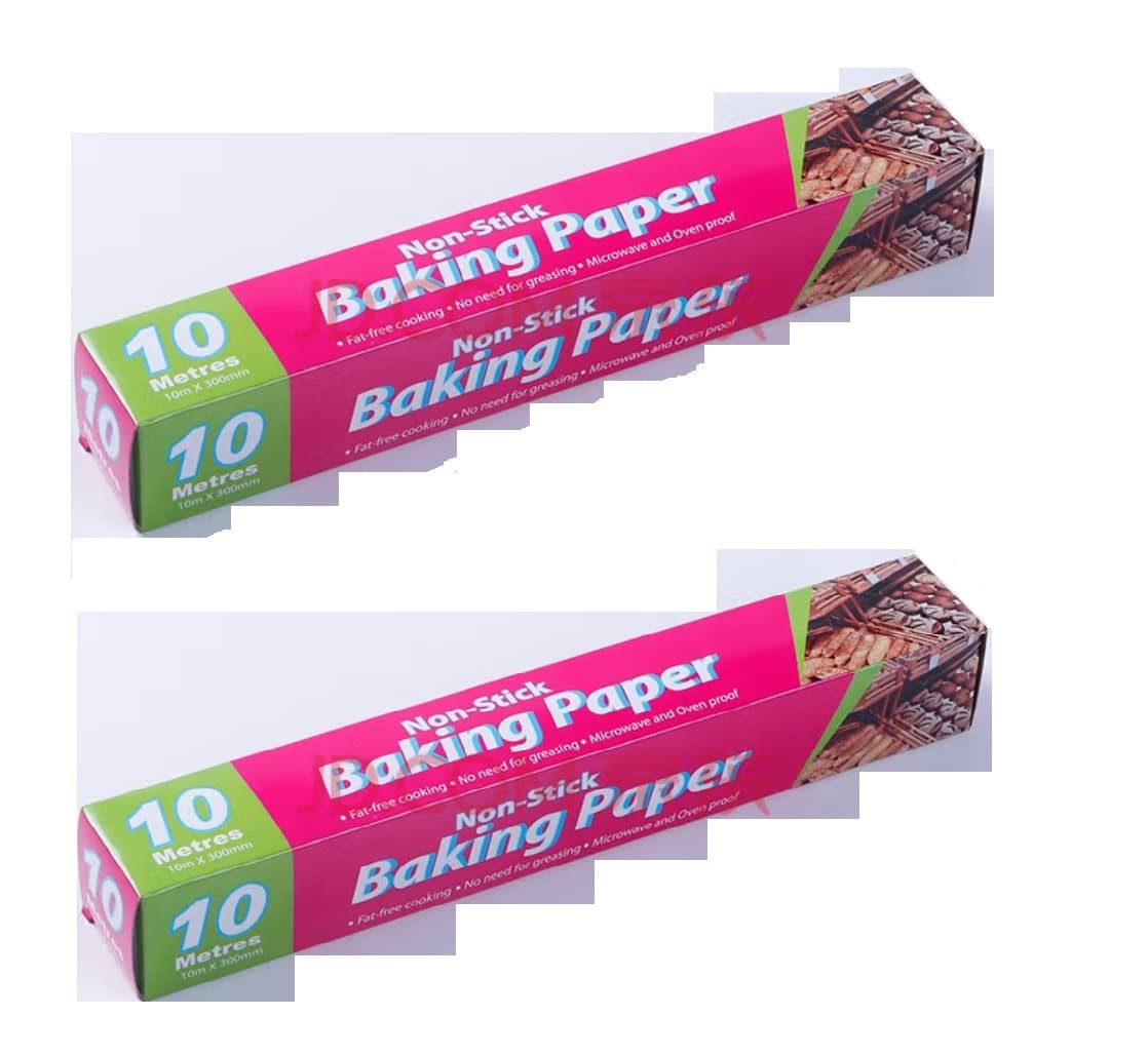 HROMENBaking Paper,2*30CMX1000CM, Parchment Paper Roll, Microwave Oven Cooking Mat Sheet, Unbleached Non-Stick Baking Liners Sheets for Cook Grilling Air Fryer Steaming Bread Cup Cake Cookie BBQ Party