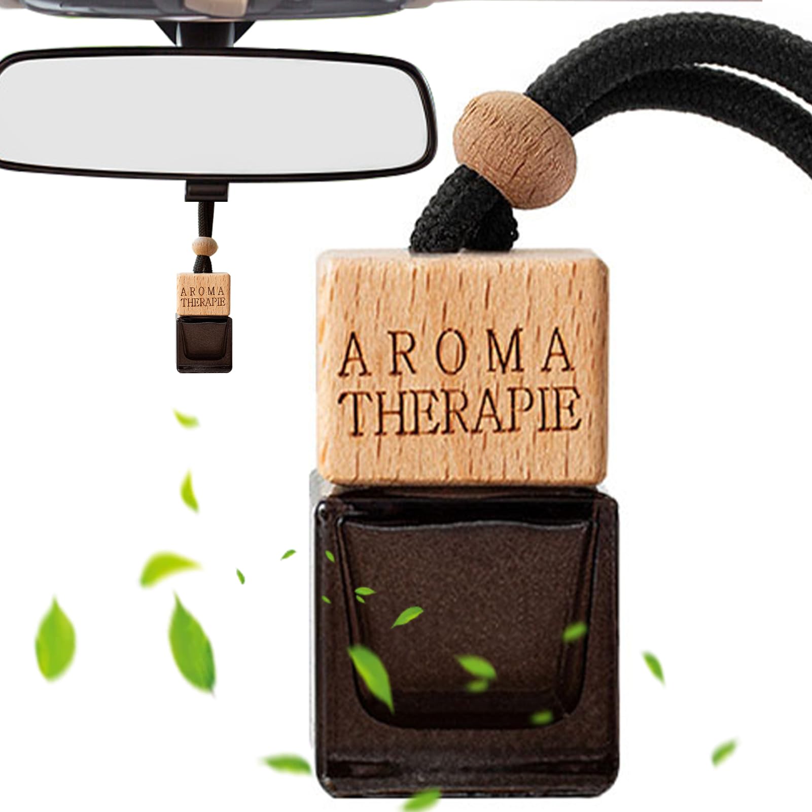 Perfume Pendant Diffuser For Car – Refillable 8ml Perfume Diffuser Bottle With Hanging String | Long-Lasting Fragrance Air Freshener For Home Car Office Closet Decoration