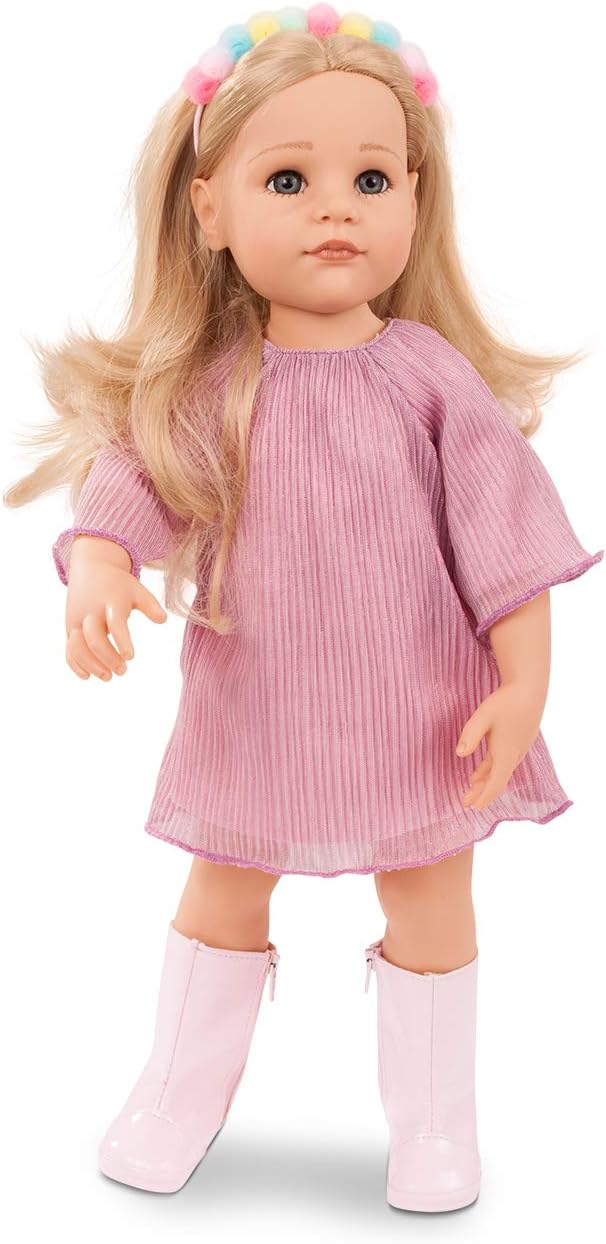 Gotz Hannah be My Mini Me 19.5" All Vinyl Doll with Long Blonde Hair to Wash & Style and Matching Accessories for Girl and Doll