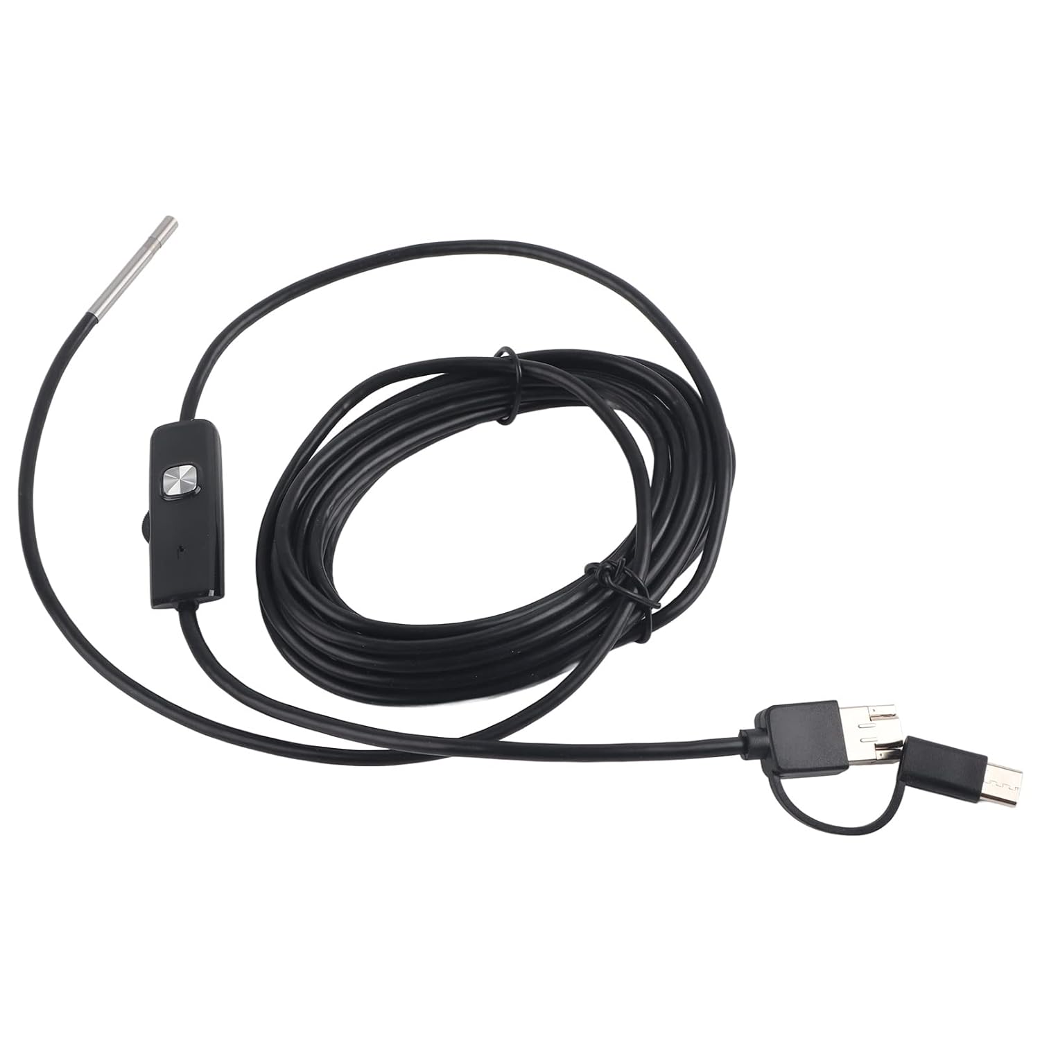 3 in 1 Endoscope Borescope Waterproof Snake Inspection Camera Type C