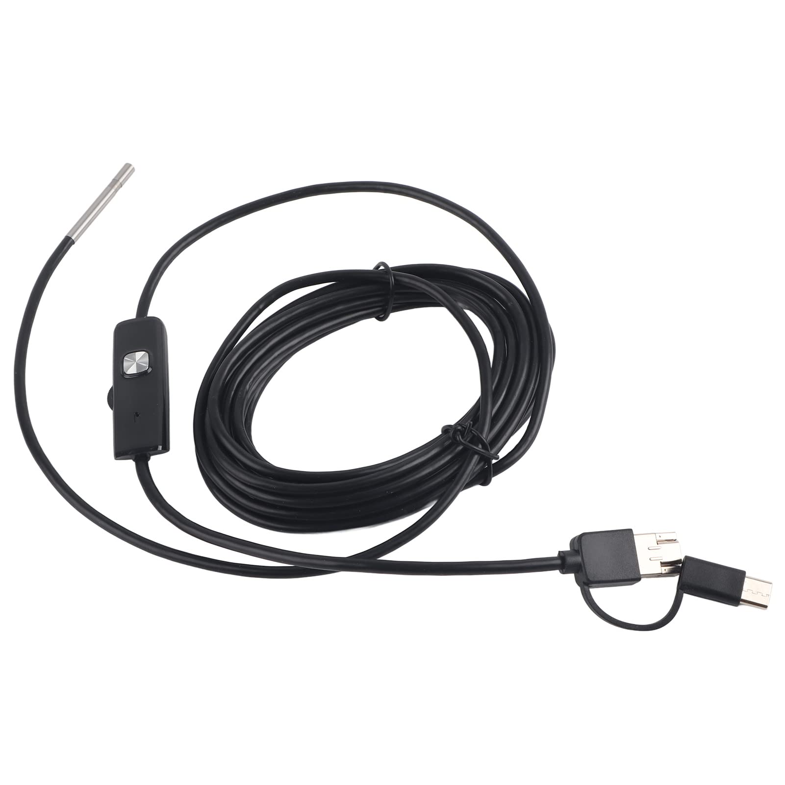 3.9mm Lens High Definition Endoscope Industrial Waterproof Endoscope 3 in 1 Support for Android, Type C Interface (3.5m Cord)