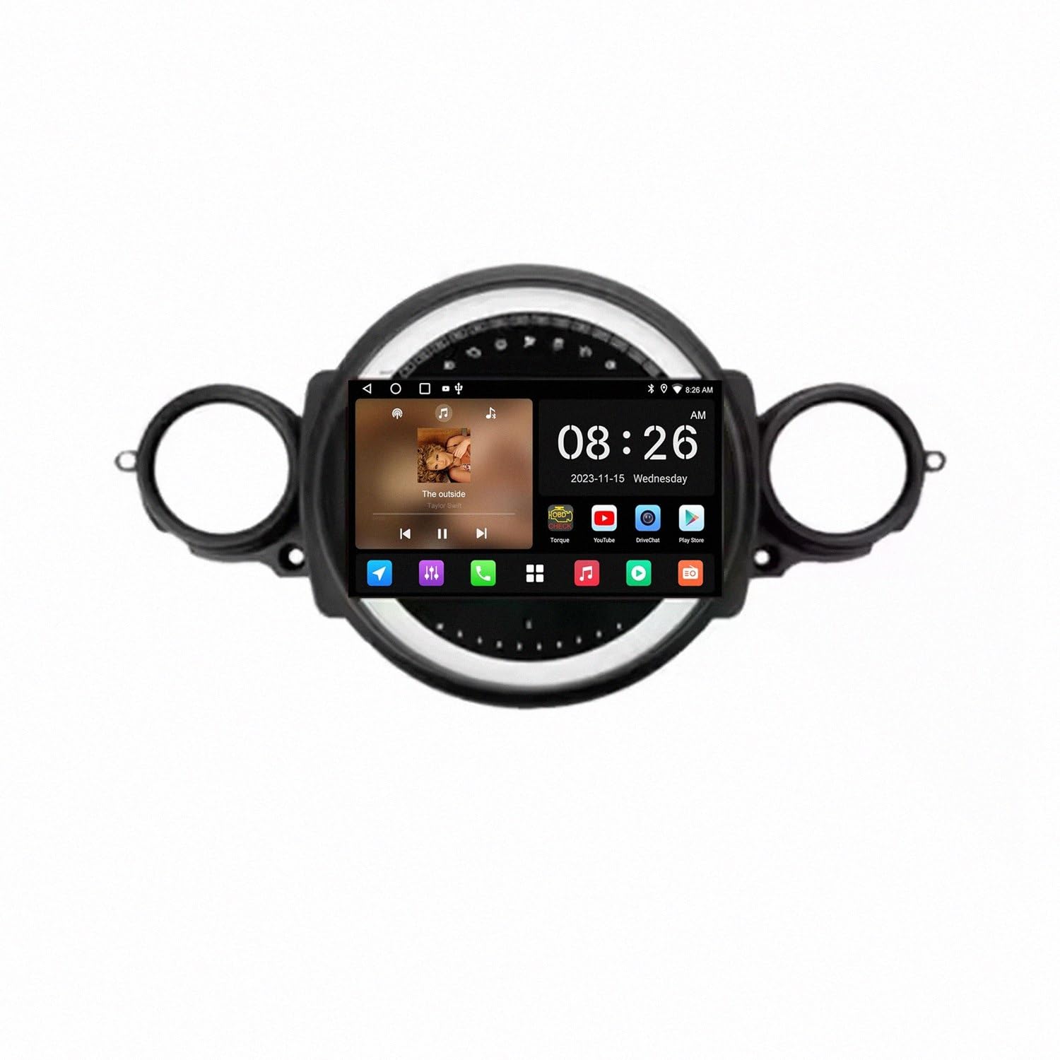 Bezprzewodowy System Audio Dla Apple Carplay dla BMW Mini Cooper R56 R60 R51 2006-2015 Aktualizacje Ota, Tryby Portretowy I Poziomy, Kamera Cofania, Bluetooth, 4 Rdzeń 1G+32G