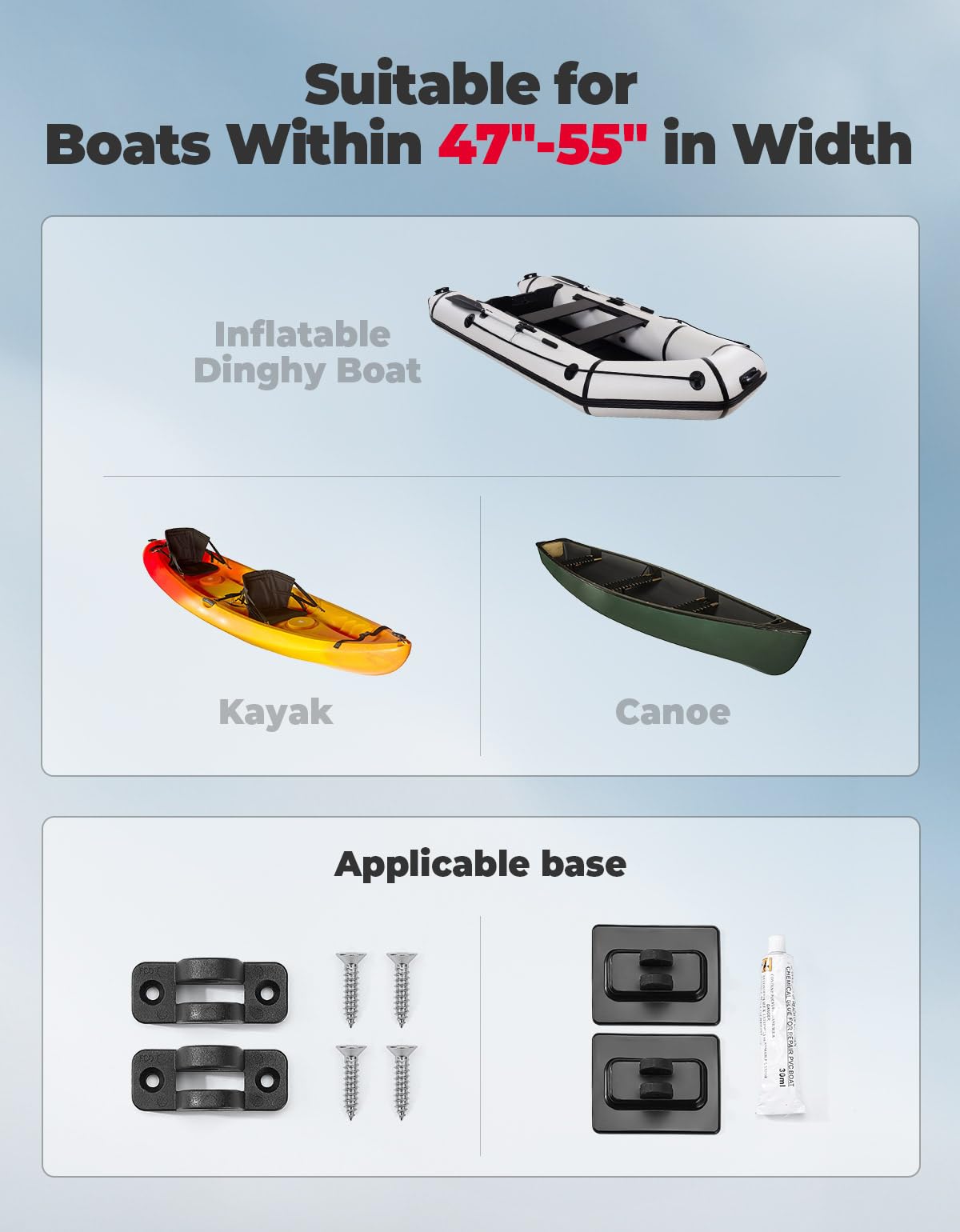 KEMIMOTO Bimini Top Bootsabdeckung Sonnenverdeck, Bootsverdeck Sonnendach Sonnensegel Sonnenschutz, Grau, 161 L*119-139 W*110 H cm