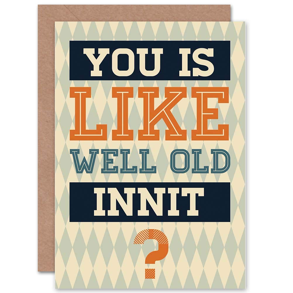 Wee Blue Coo Blue Wee Coo Card Birthday Happy Older Person Theme Cockney Slang Gift