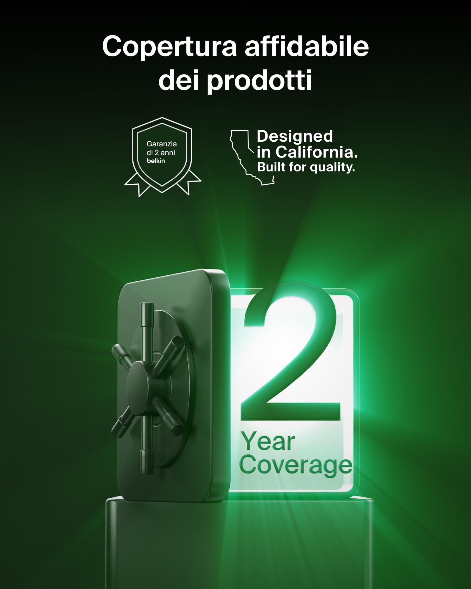 Belkin UltraCharge Caricatore Wireless Magnetico 3 in 1 Qi2.2 25W con Porta USBC, Stazione di Ricarica per Samsung Galaxy S26, Galaxy Watch, Pixel 10, Pixel Watch, Apple Watch, con Alimentatore 45W