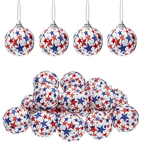 Sfcddtlg 16 bolas colgantes para el día de la independencia Cover