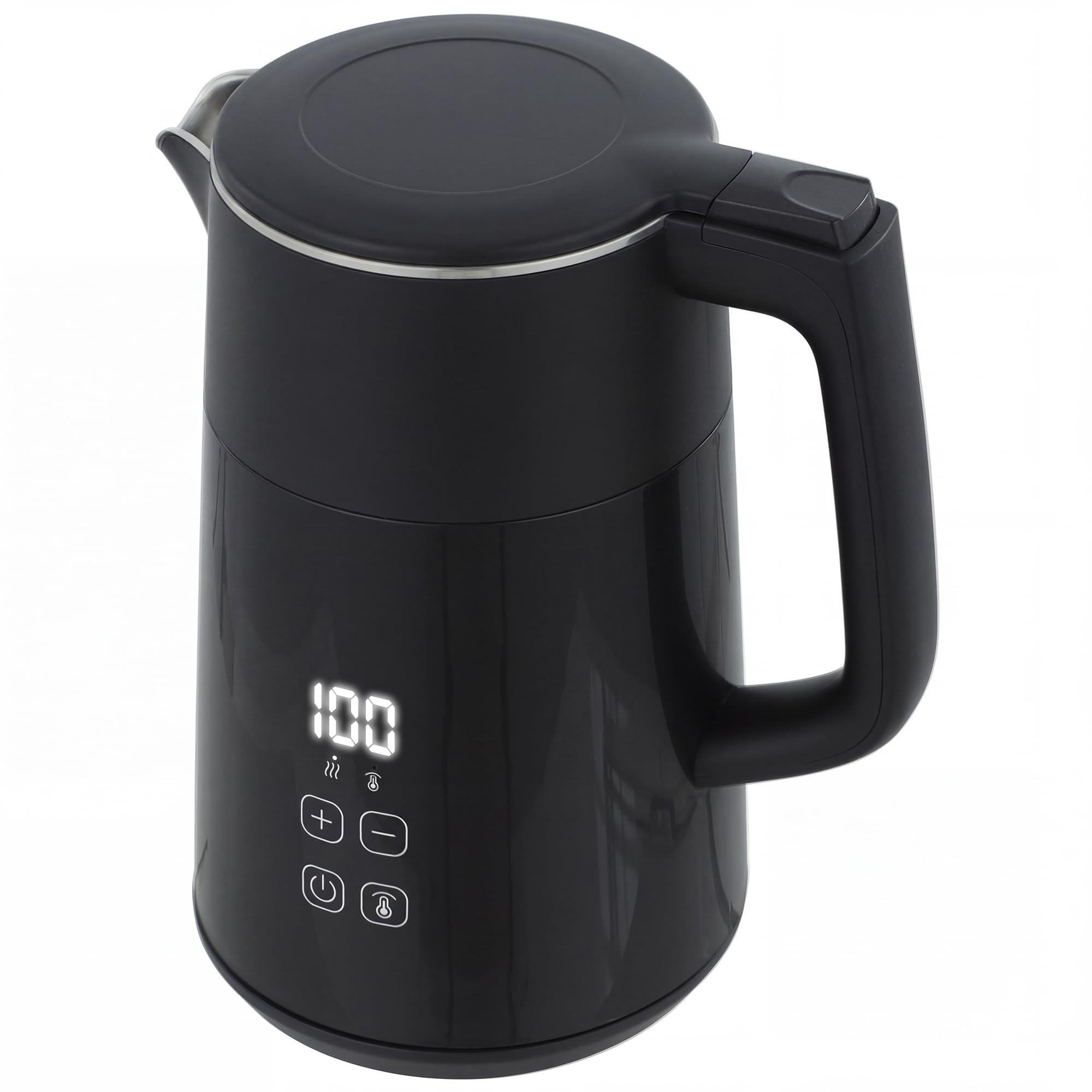 HOMCOM Electric Kettle 1.7L Fast Boil 3000W UK Strix Thermostat, Black