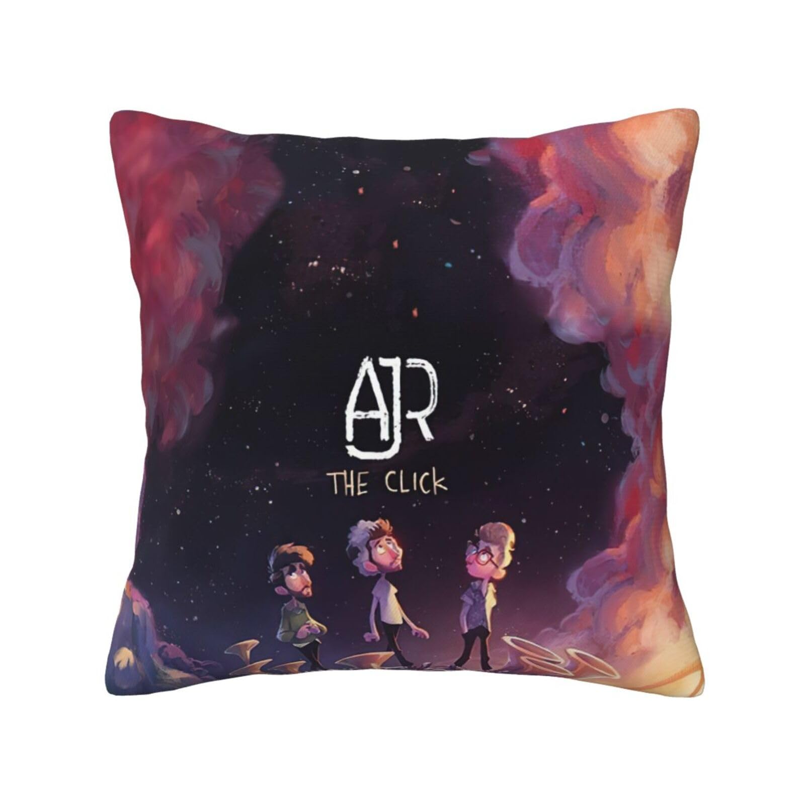 Pillow Case for Women Men Fashion Cover Ajrs Pillowcase for Living Room Sofa Bedroom 16"x16"