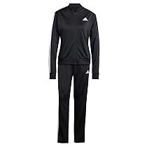 adidas Donna ESSENTIALS 3-STRIPES TRACKSUIT, Black, XL