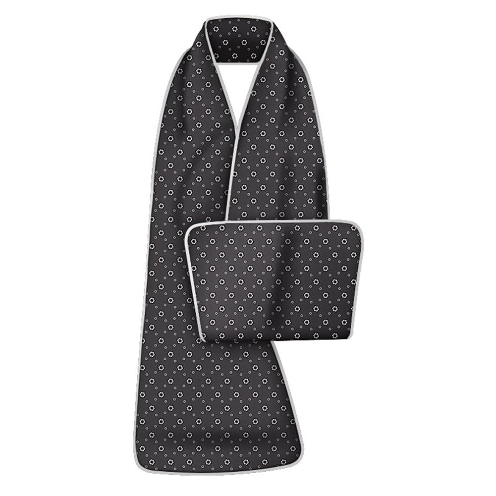 Surakey Adult Bibs for Eating - Adult Dining Bibs Scarf Dignified Alternative to Bib - Reversible Washable Adult Bibs Scarf Clothing Protectors for Elderly Women Men Senior Citizens, Type 9