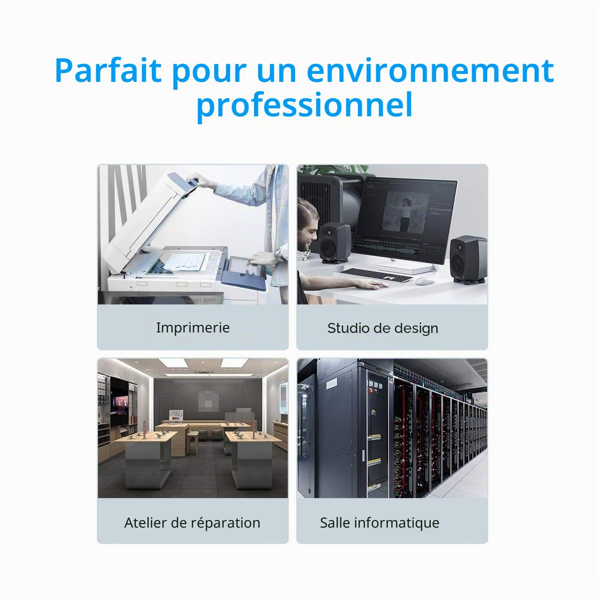 ORICO Hub USB 2.0 Industriel à 20 Ports avec Puissance de 150 W, boîtier entièrement en métal, Transfert de données à Haute Vitesse
