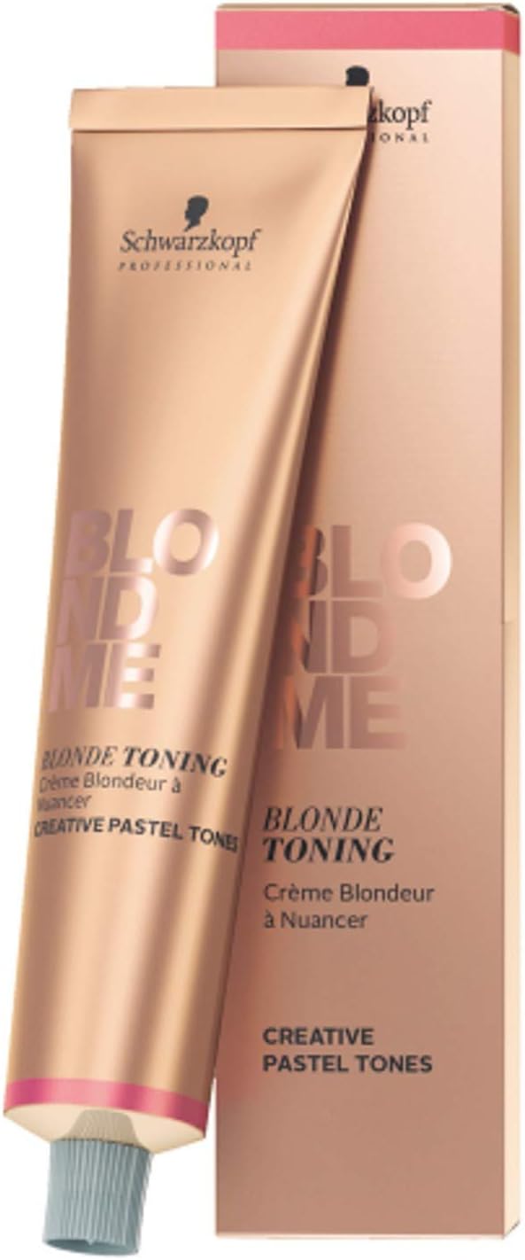 Schwarzkopf Professional BlondMe Toner staalblauw, per stuk verpakt (1 x 60 ml)