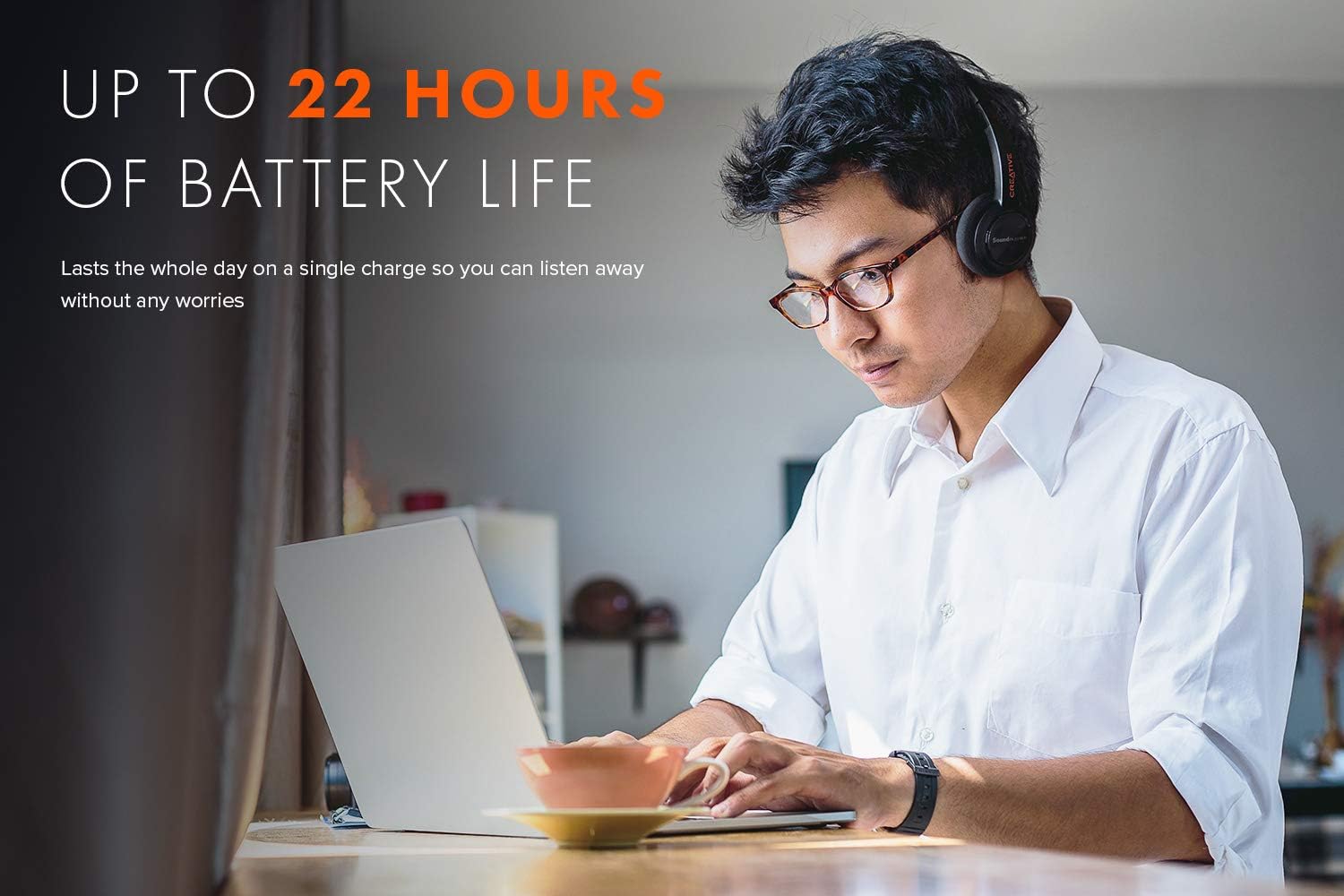 Sound Blaster JAM V2 On-Ear Lightweight Bluetooth 5.0 Wireless Headphones with USB-C, aptX Low Latency, aptX HD, Multipoint Connectivity, Voice Detection and Noise Reduction, 22 Hours Battery Life : Electronics