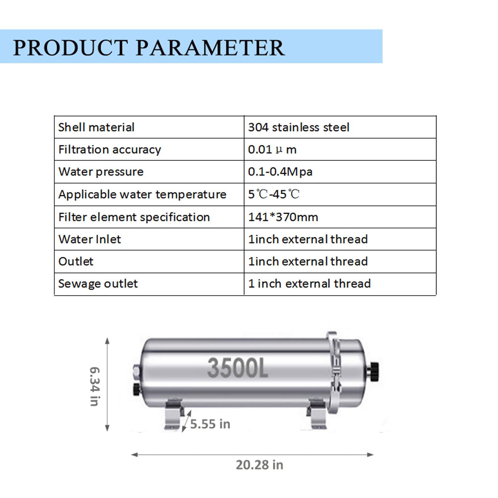 UCWRNCH Water System Filter Replacement for GE Genuine Original Equipment Manufacturer (OEM) Part