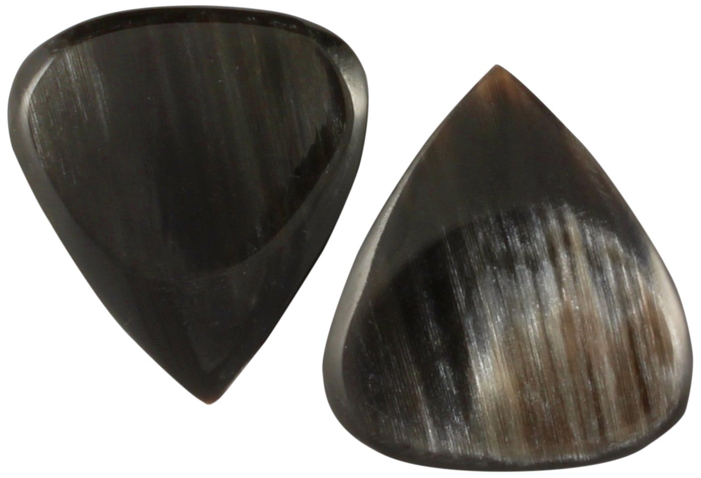 Jazz Tones Fat - Black Horn - Individual Plectrum, JAZF-BLKH-1