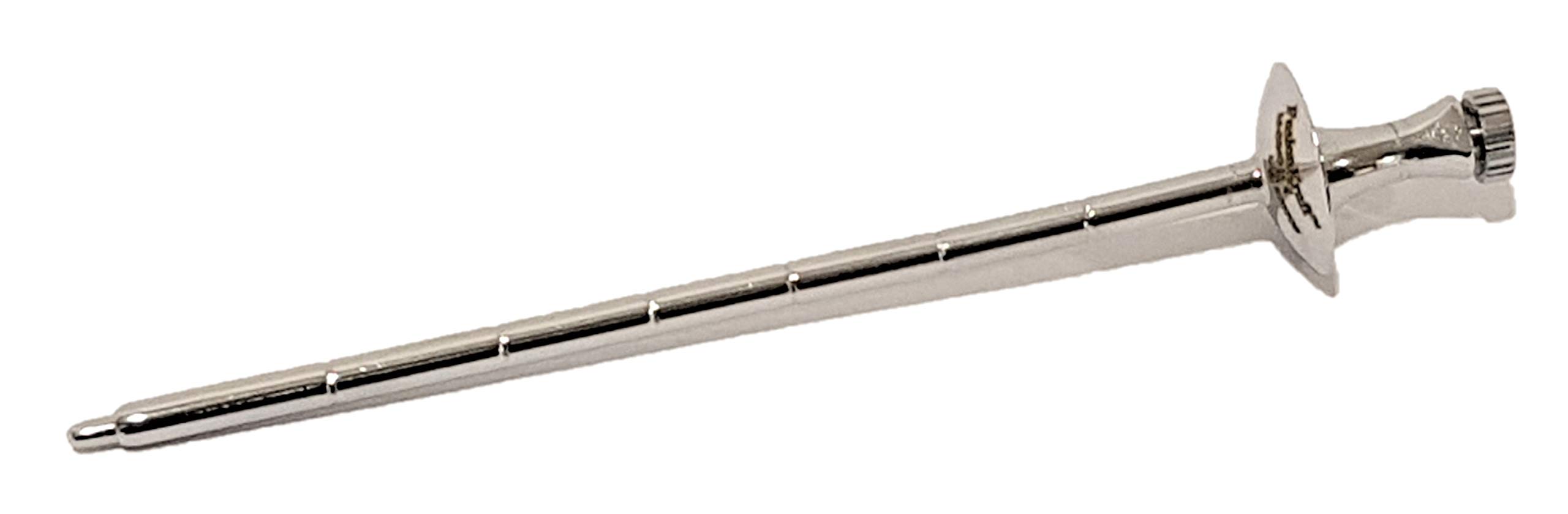 Jefferson Ventricular Drainage Cannula (Brain Cannula), Dual Orifice, Graduated, With Stillete & Leur Lock, Dia.1Fr., 3.5"