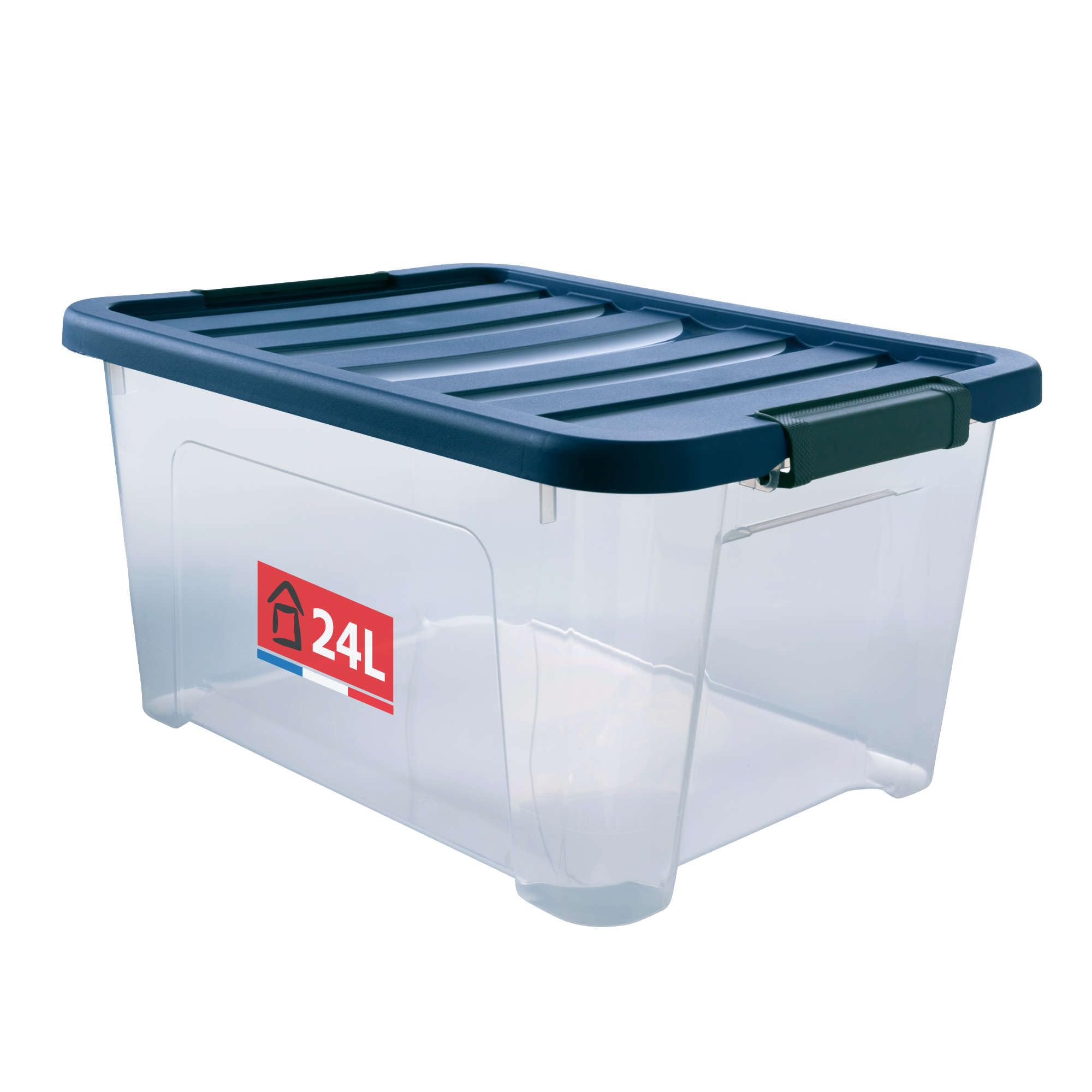 Sundis WAVE BOX 0482001 Multi-Purpose Storage Box with Lid and Locks 24 Litres
