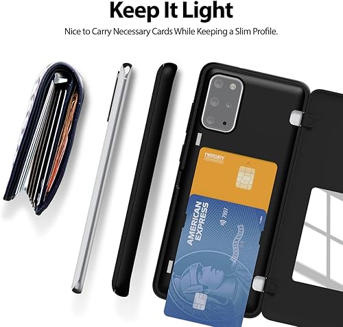 Miniatura 585 de GOOSPERY Parachoques magnético para puerta compatible con Galaxy S23, tarjetero tipo cartera, cierre automático, protección de doble capa resistente