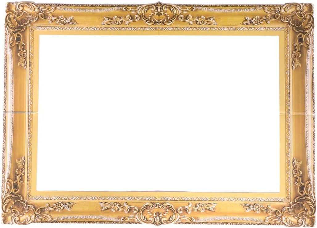 Artibetter Cardboard Selfie Frame Selfie Frame For Event Antique Frame Photo Prop Photo Booth