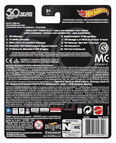 Hot Wheels 50th Anniversary Favs 55 Chevy Bel Air miniatura 2