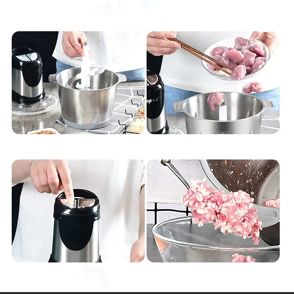 Tritatutto Multifunzionale 3 In 1 In Acciaio Inox – Affetta, Trita Grosso E Fino, Per Formaggi, Verdure E Frutta – Facile Da Pulire