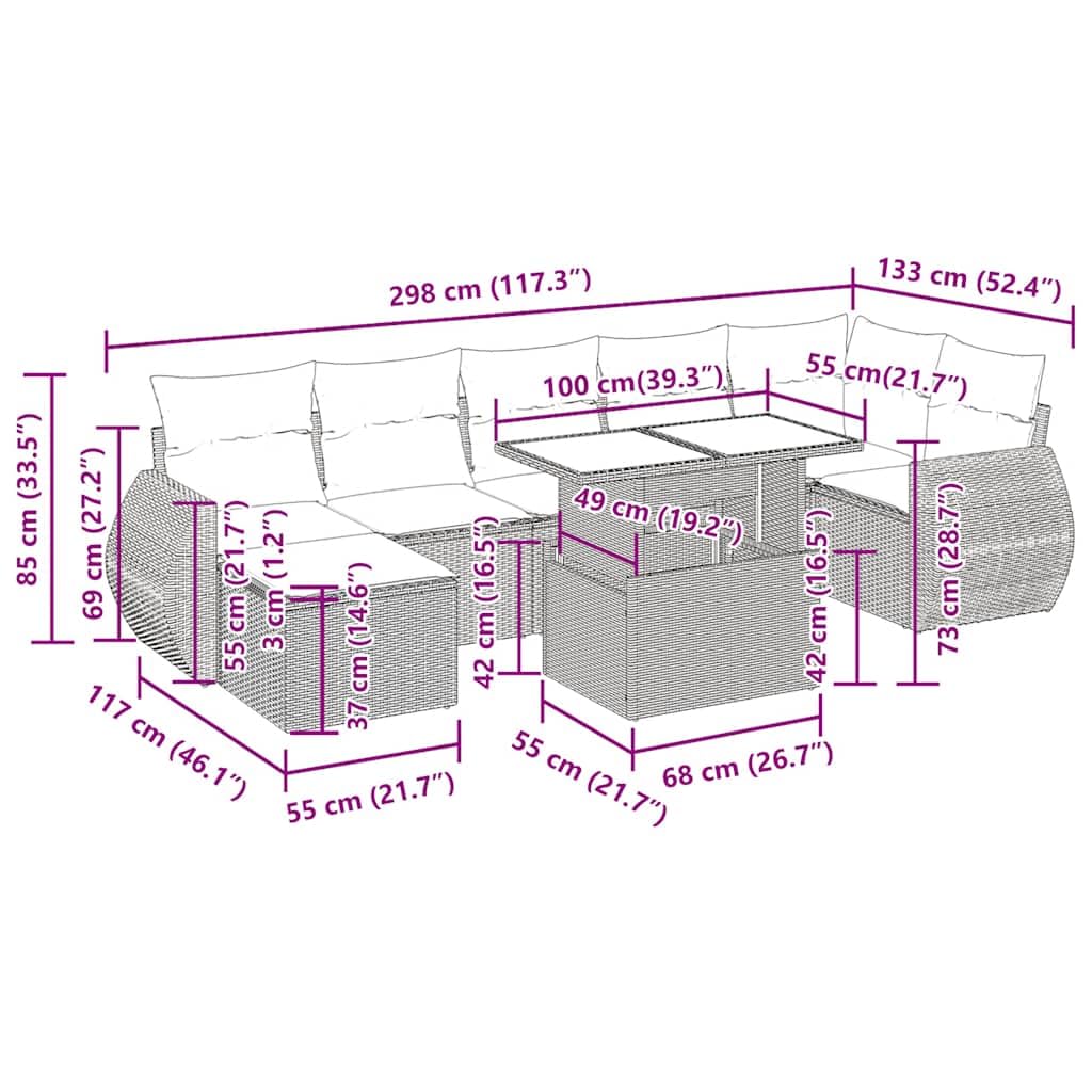 vidaXL sofa ogrodowa sofy ogrodowe kanapa ogrodowa