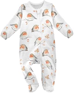 Halloween Pumpkins Orange Lantern Baby Sleepers For Girl Boys Newborn Baby Play One-Piece Footies For 0-24 Months
