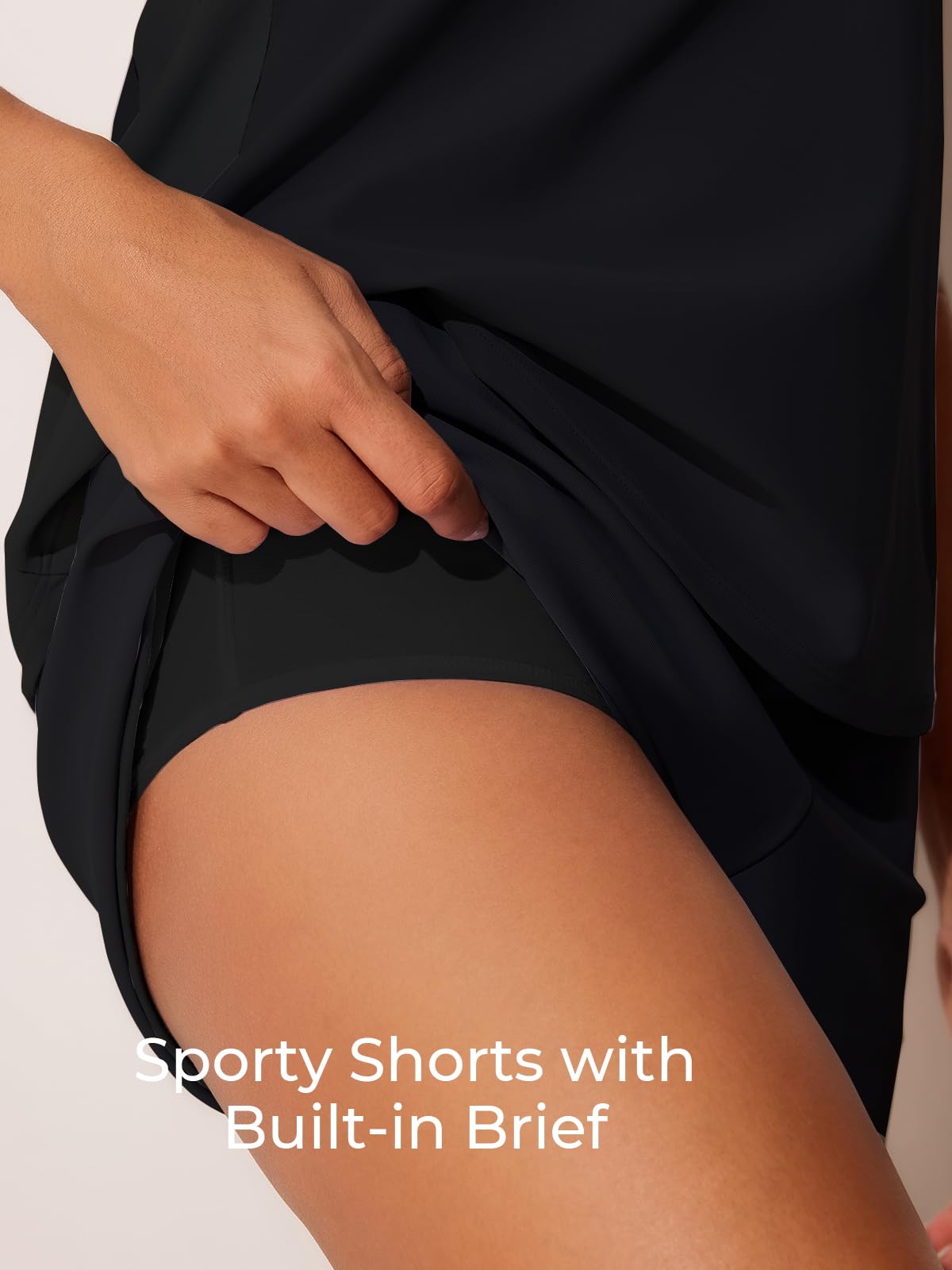 Summer Mae Blouson Damen-Tankini-Badeanzüge 2025, Bauchkontrolle, Zweiteiliger Badeanzug mit Sporttaschen | Badeshorts mit Taschen, bescheidenes Oberteil mit herausnehmbaren Polsterungen, 2-teilig, für Strand, Pool, Kreuzfahrt