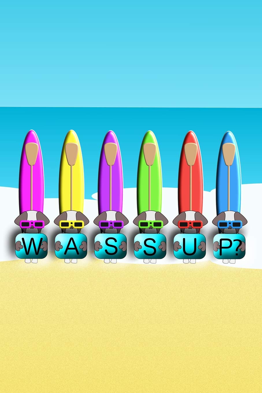 Wassup Shih Tzu Standup Paddleboarders Journal: A cutely illustrated notebook for the avid paddleboarder to record all the important SUP information ... contacts and even a retail wishlist!