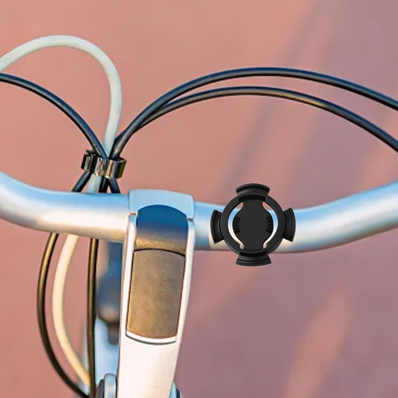 Fahrradcomputer-Halterung, Lenkerhalterung, kompatibel mit Polar für V650, für M450, für M460 Fahrradtacho, verstellbar, schwarzer Kunststoff : 