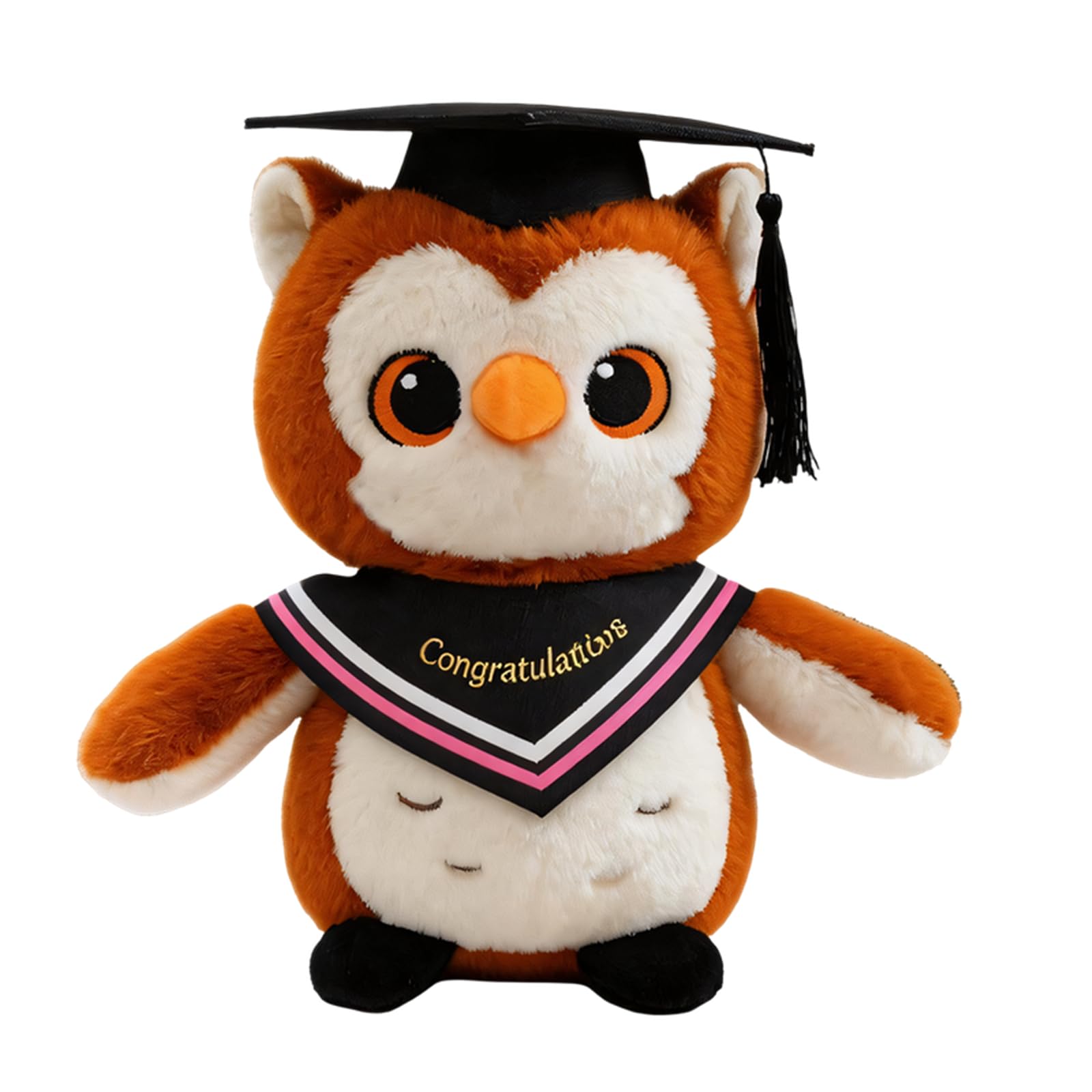 Tsophreniq Doctor Owl Ornament 23Cm Plush Toy Ideal for Graduation Theme Party Supplies Doctor Hat Soft Toy