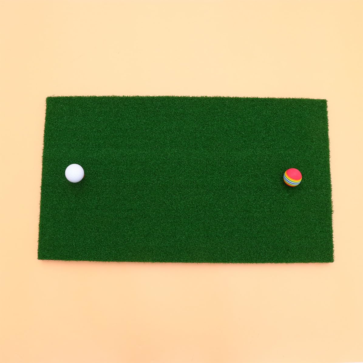 Tappeto Golf Allenamento Portatile, Verde, in PP, per Pratica