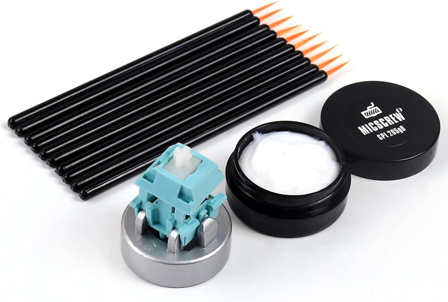 Amazon GPL 205G0 Keyboard Lubeは、MXスイッチ用スイッチオープナーと10 PCSブラシ、キースイッチと