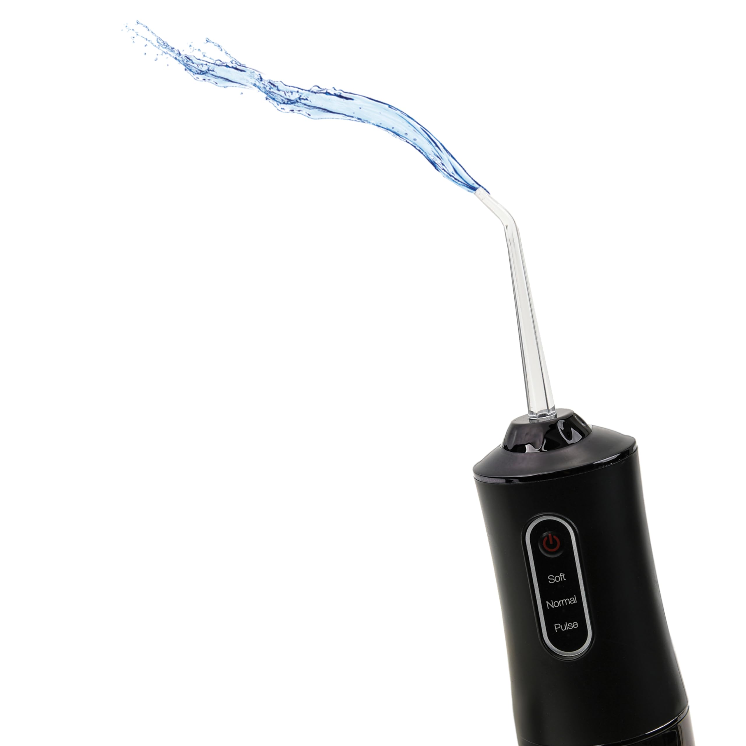 PURSONIC Mario Lopez - Irrigador dental recargable – Hilo dental inalámbrico de 360° para masaje de dientes y encías – Depósito dental de agua de 7.5 onzas con 3 modos